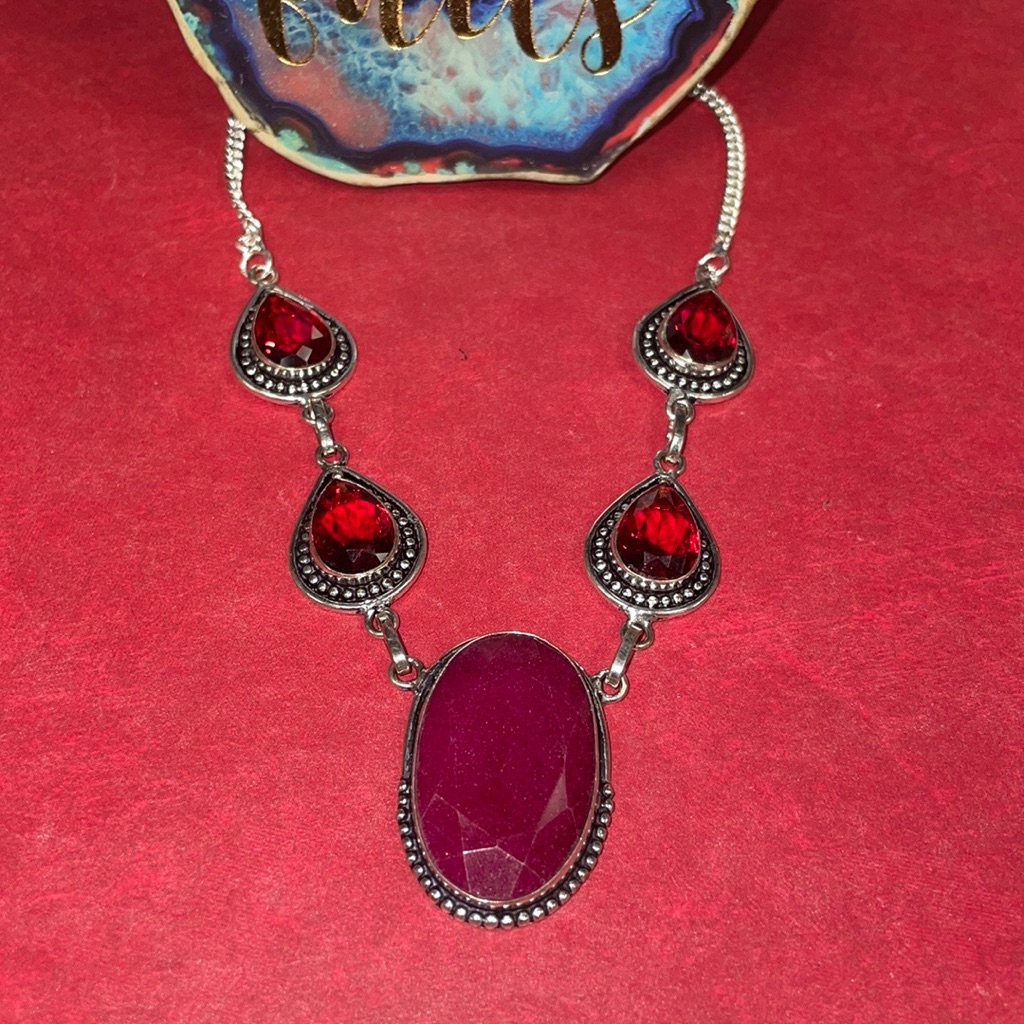Ruby & Garnet Necklace